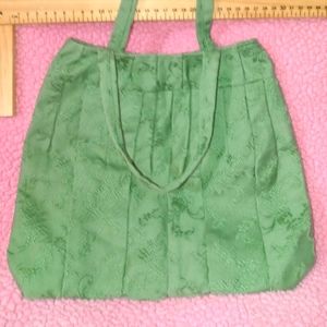 Vintage jade tote